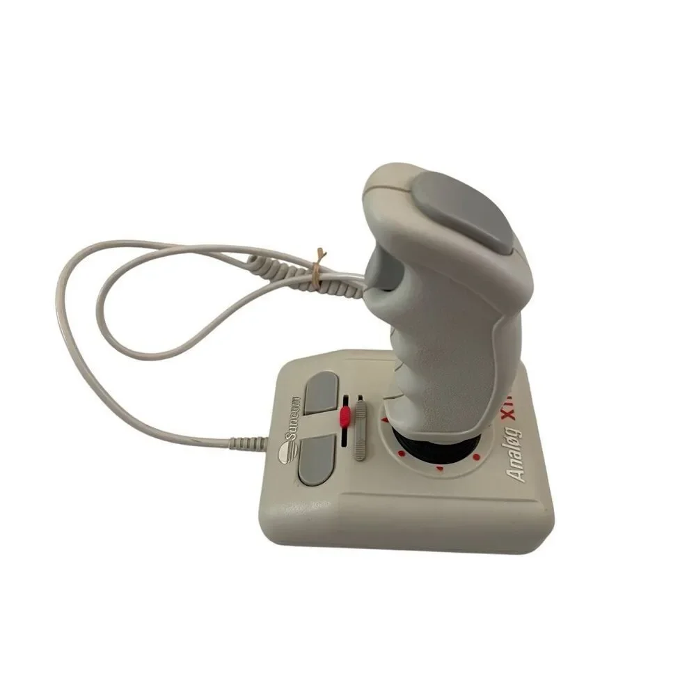 Vintage Suncom Analog Xtra Flight Simulation Joystick Model XTR011